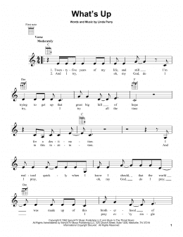 page one of What's Up (Ukulele)