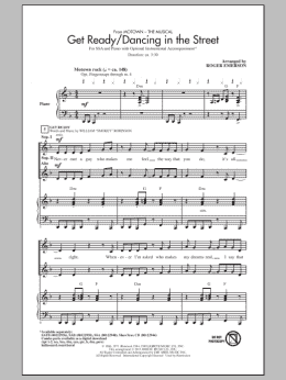 page one of Get Ready/Dancing In The Street (from Motown The Musical) (SSA Choir)