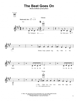 page one of The Beat Goes On (Ukulele)