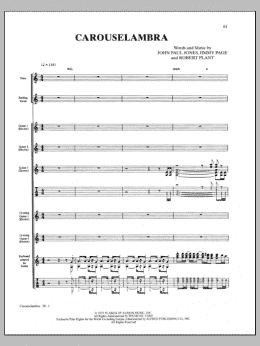 page one of Carouselambra (Guitar Tab)