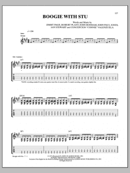 page one of Boogie With Stu (Guitar Tab)
