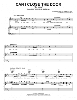 page one of Can I Close The Door (On Love) (Piano, Vocal & Guitar Chords (Right-Hand Melody))