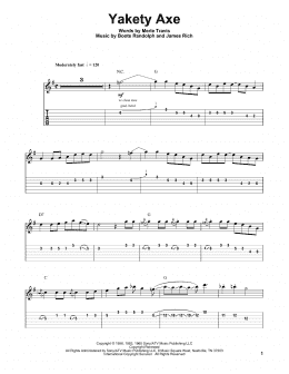 page one of Yakety Axe (Guitar Tab (Single Guitar))