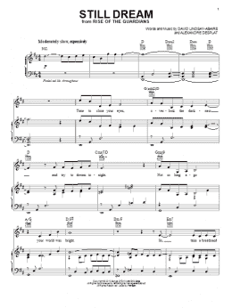 page one of Still Dream (Piano, Vocal & Guitar Chords (Right-Hand Melody))
