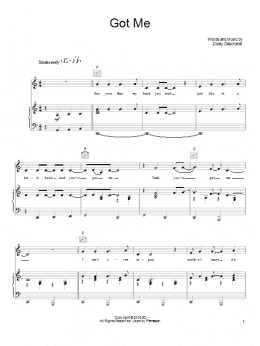 page one of Got Me (Piano, Vocal & Guitar Chords (Right-Hand Melody))