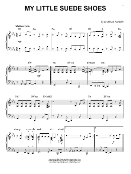 page one of My Little Suede Shoes (Piano Solo)