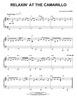 page one of Relaxin' At The Camarillo (Piano Solo)