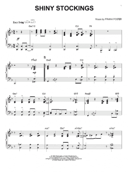 page one of Shiny Stockings (Piano Solo)