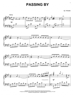 page one of Passing By (Piano Solo)