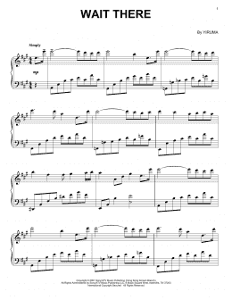 page one of Wait There (Piano Solo)