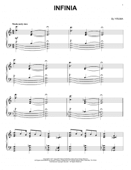 page one of Infinia (Piano Solo)
