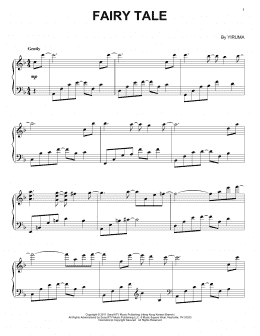 page one of Fairy Tale (Piano Solo)
