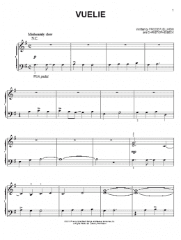 page one of Vuelie (from Disney's Frozen) (Easy Piano)
