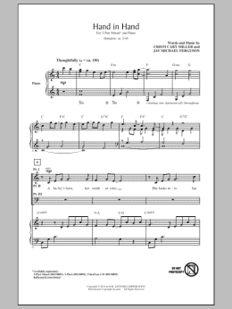 page one of Hand In Hand (3-Part Mixed Choir)