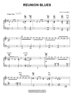 page one of Reunion Blues (Piano, Vocal & Guitar Chords (Right-Hand Melody))