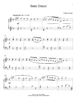 page one of Barn Dance (Educational Piano)