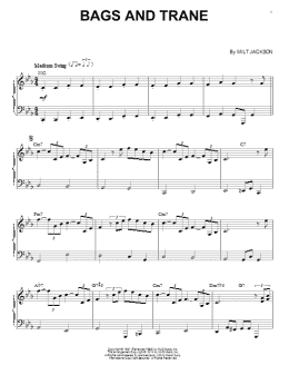 page one of Bags And Trane (Piano Solo)