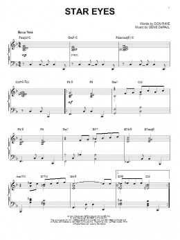 page one of Star Eyes (Piano, Vocal & Guitar Chords (Right-Hand Melody))