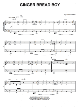 page one of Ginger Bread Boy (Piano Solo)