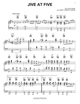page one of Jive At Five (Piano, Vocal & Guitar Chords (Right-Hand Melody))