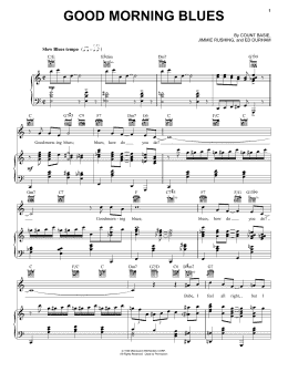 page one of Good Morning Blues (Piano, Vocal & Guitar Chords (Right-Hand Melody))