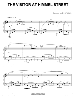 page one of The Visitor At Himmel Street (Piano Solo)