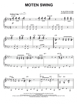 page one of Moten Swing (Piano Solo)