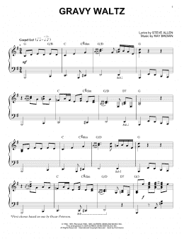 page one of Gravy Waltz (Piano Solo)