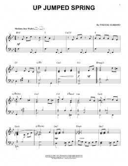 page one of Up Jumped Spring (Piano Solo)