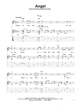 page one of Angel (Solo Guitar)
