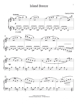 page one of Island Breeze (Educational Piano)
