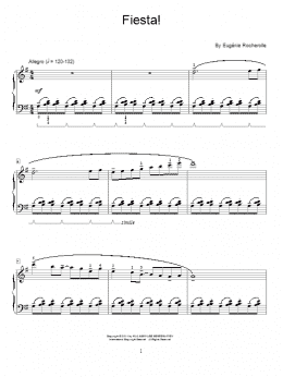 page one of Fiesta! (Educational Piano)