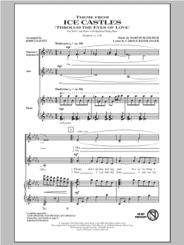 page one of Theme From Ice Castles (Through The Eyes Of Love) (SSA Choir)