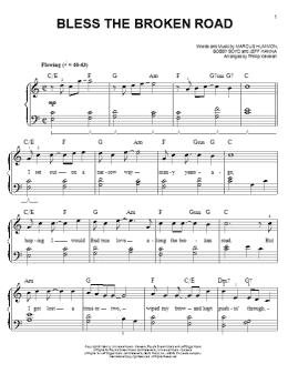 page one of Bless The Broken Road (arr. Phillip Keveren) (Easy Piano)