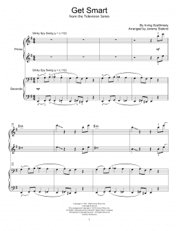 page one of Get Smart (Piano Duet)