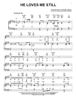 page one of He Loves Me Still (Piano, Vocal & Guitar Chords (Right-Hand Melody))