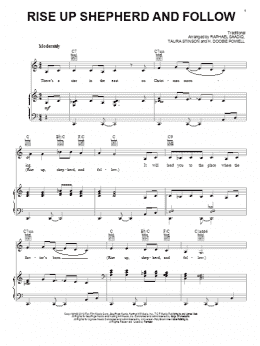 page one of Rise Up Shepherd And Follow (Piano, Vocal & Guitar Chords (Right-Hand Melody))