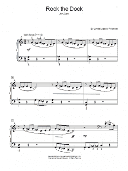page one of Rock The Dock (Educational Piano)