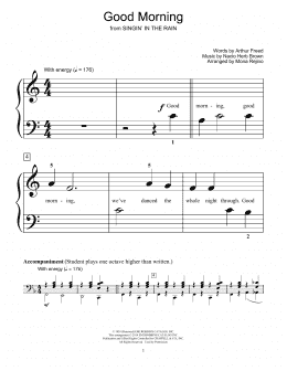 page one of Good Morning (Educational Piano)
