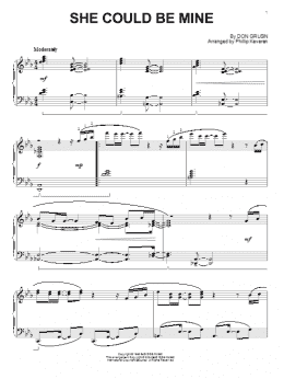 page one of She Could Be Mine (arr. Phillip Keveren) (Piano Solo)