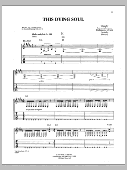 page one of This Dying Soul (Guitar Tab)