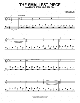 page one of The Smallest Piece (Piano Solo)