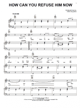 page one of How Can You Refuse Him Now (Piano, Vocal & Guitar Chords (Right-Hand Melody))