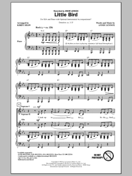 page one of Little Bird (SSA Choir)
