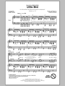page one of Little Bird (SAB Choir)