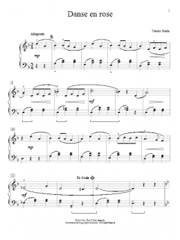 page one of Danse En Rose (Piano Solo)