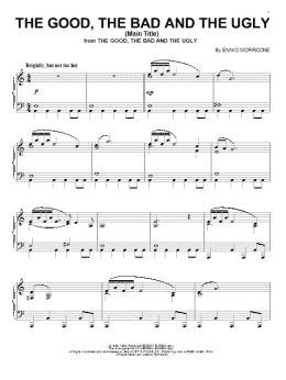 page one of The Good, The Bad And The Ugly (Main Title) (Piano Solo)