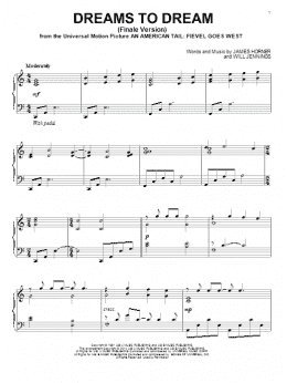 page one of Dreams To Dream (Finale Version) (Piano Solo)