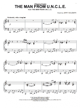 page one of (Theme From) The Man From U.N.C.L.E. (Piano Solo)