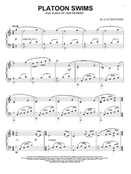 page one of Platoon Swims (Piano Solo)